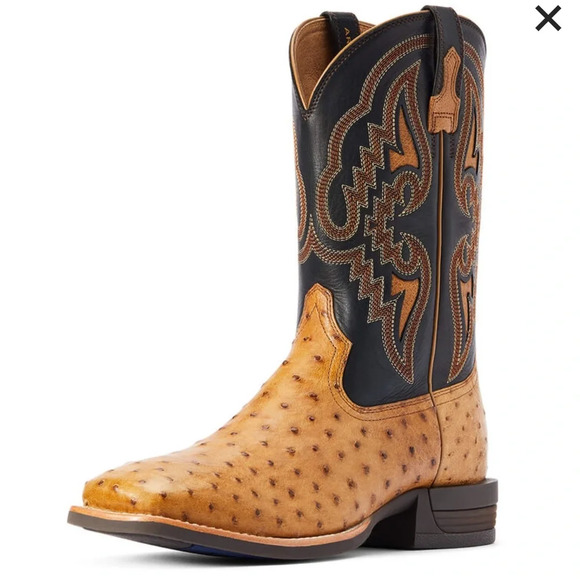 Ariat Other - Ariat Men’s Full Quill Ostrich Western Boots size 10.5